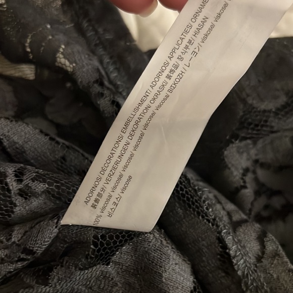 Zara gray blouse with flowers - Picture 4 of 5